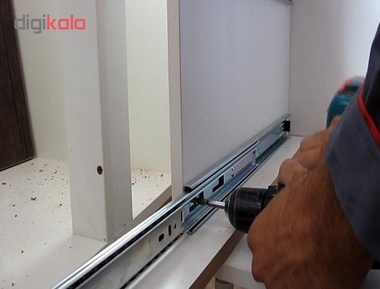 ریل ساچمه ای گلد استار مدل TE-50 سایز 50 سانتی متر بسته 2 عددی