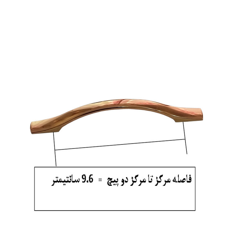 دستگیره کابینت و کمد مدل SDN96 بسته 10 عددی