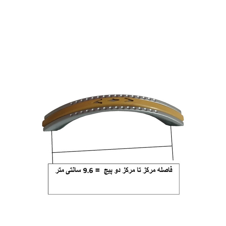 دستگیره کابینت و کمد مدل PD96 بسته 3 عددی
