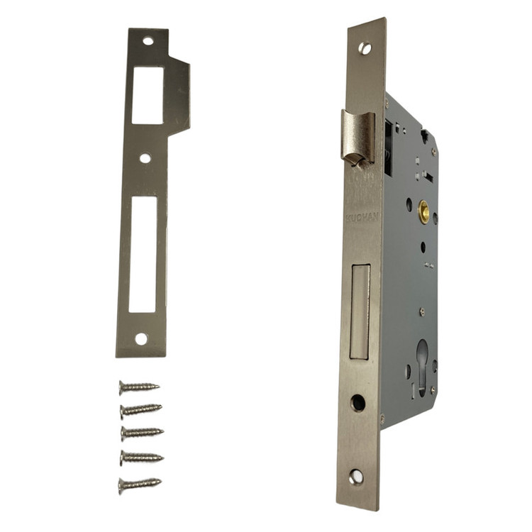 قفل در سوییچی آماتیس کد 7.5CM SS به همراه مقابل قفل