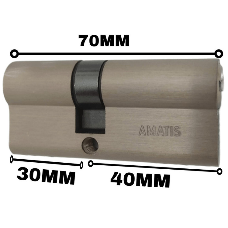 سیلندر قفل آماتیس مدل کامپیوتری کد 70MM