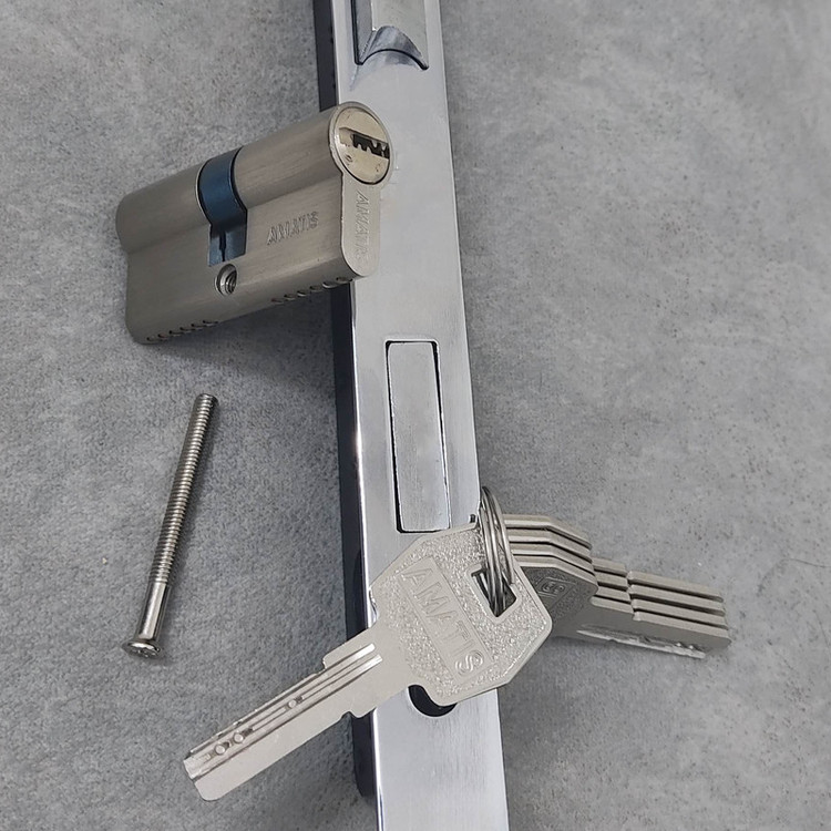 قفل و سیلندر آماتیس مدل آلومینیومی کد 5.5CM