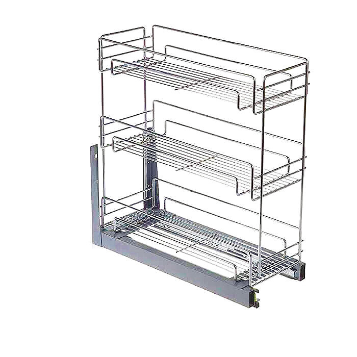 سبد سوپری کابینت مدل ریل کف 3طبقه unit15