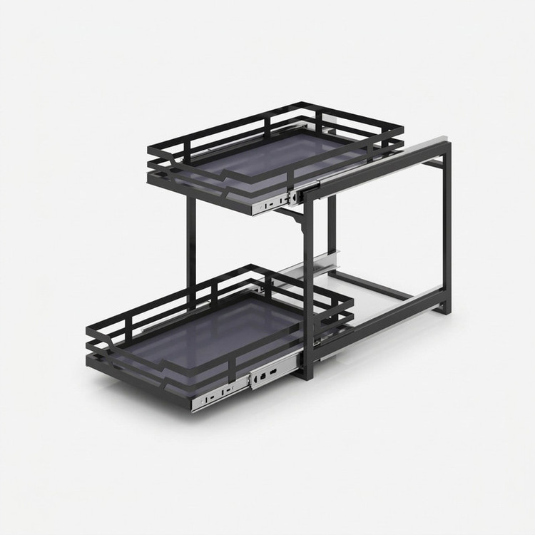 سبد نظمدهنده داخل کابینت مدل آوات دو طبقه یونیت 40