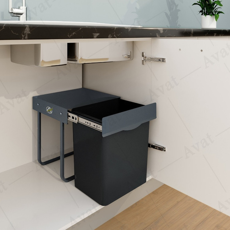 سطل زباله کابینتی مدل آوات گنجایش 20 لیتری